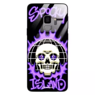 Etui Black Case Glass Rebel Zone do SAMSUNG S9 Spooky Island ST_RZC103