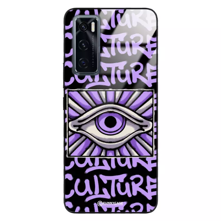 Etui Black Case Glass Rebel Zone do VIVO V20SE Kultura Steet Art. ST_RZC109
