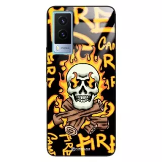 Etui Black Case Glass Rebel Zone do VIVO V21E 5G Mistyczne ST_RZC113