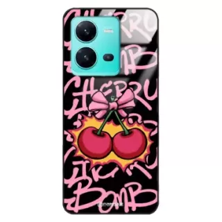 Etui Black Case Glass Rebel Zone do VIVO V25 5G Graffiti Glory Art. ST_RZC117