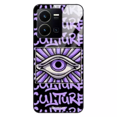 Etui Black Case Glass Rebel Zone do VIVO Y35 Kultura Steet Art. ST_RZC109