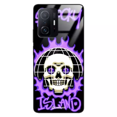 Etui Black Case Glass Rebel Zone do XIAOMI 11T PRO Spooky Island ST_RZC103