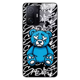 Etui Black Case Glass Rebel Zone do XIAOMI 11T PRO 5G Miś Streetwear ST_RZC104