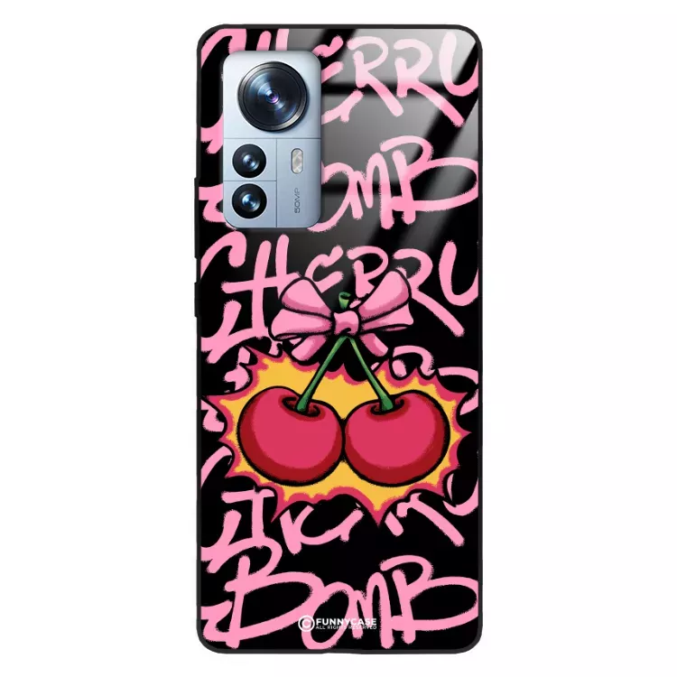 Etui Black Case Glass Rebel Zone do XIAOMI 12 PRO Graffiti Glory Art. ST_RZC117