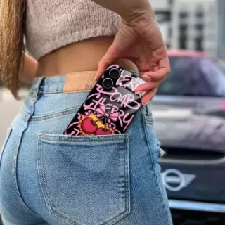 Etui Black Case Glass Rebel Zone do XIAOMI 12 PRO Graffiti Glory Art. ST_RZC117