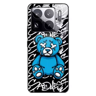 Etui Black Case Glass Rebel Zone do XIAOMI 15S PRO 5G Miś Streetwear ST_RZC104