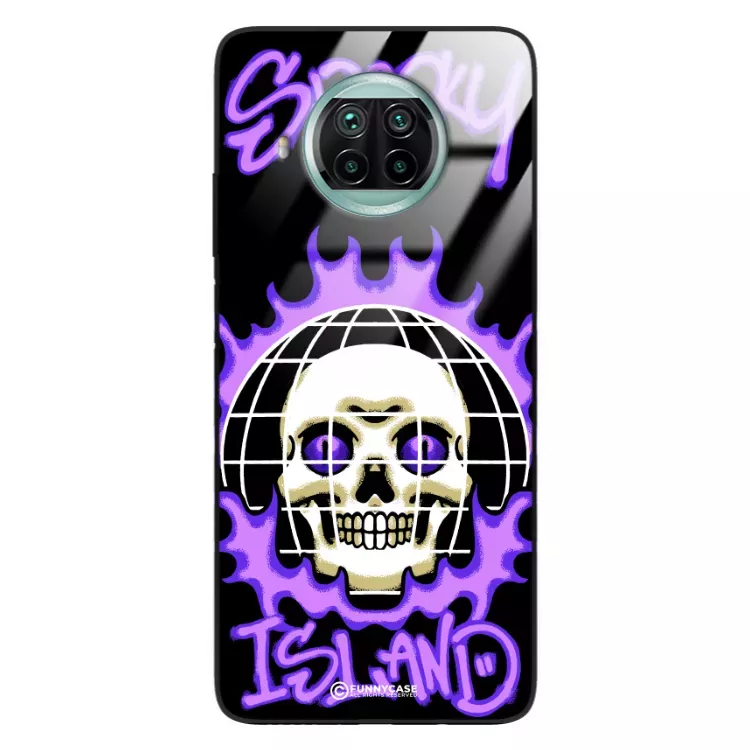Etui Black Case Glass Rebel Zone do XIAOMI REDMI NOTE 9 PRO 5G Spooky Island ST_RZC103