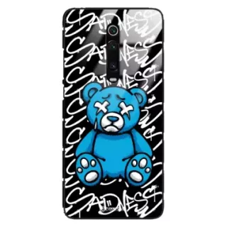 Etui Black Case Glass Rebel Zone do XIAOMI REDMI K20 PRO Miś Streetwear ST_RZC104