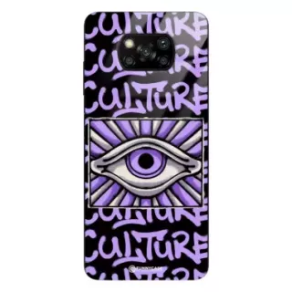 Etui Black Case Glass Rebel Zone do XIAOMI POCO X3 Kultura Steet Art. ST_RZC109