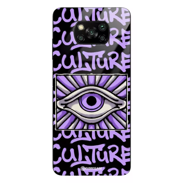 Etui Black Case Glass Rebel Zone do XIAOMI POCO X3 Kultura Steet Art. ST_RZC109