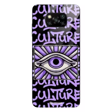 Etui Black Case Glass Rebel Zone do XIAOMI POCO X3 Kultura Steet Art. ST_RZC109
