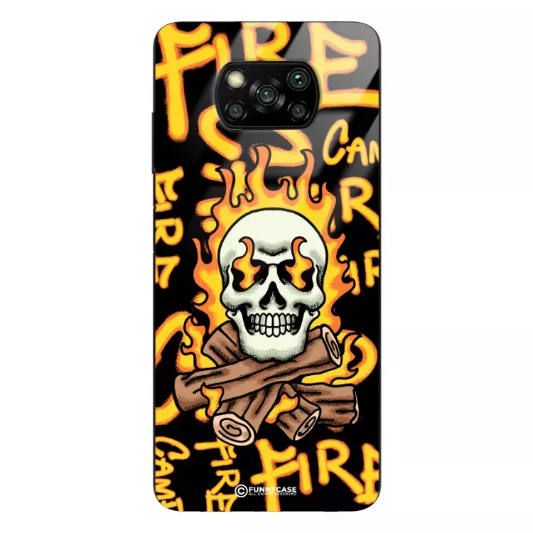 Etui Black Case Glass Rebel Zone do XIAOMI POCO X3 NFC Mistyczne ST_RZC113