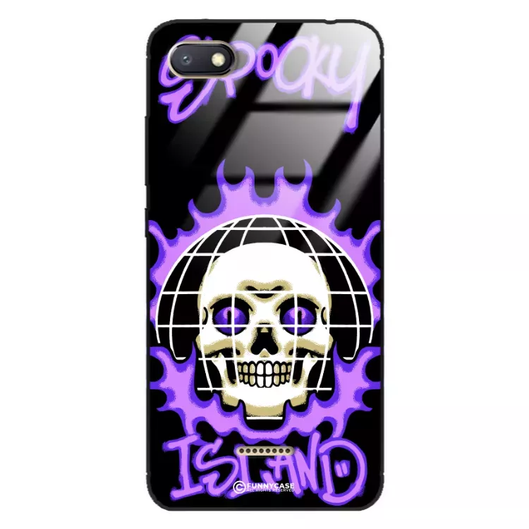 Etui Black Case Glass Rebel Zone do XIAOMI REDMI 6A Spooky Island ST_RZC103