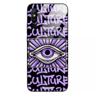 Etui Black Case Glass Rebel Zone do XIAOMI REDMI 9A Kultura Steet Art. ST_RZC109