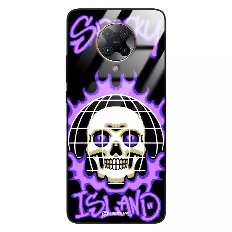Etui Black Case Glass Rebel Zone do XIAOMI REDMI K30 PRO Spooky Island ST_RZC103
