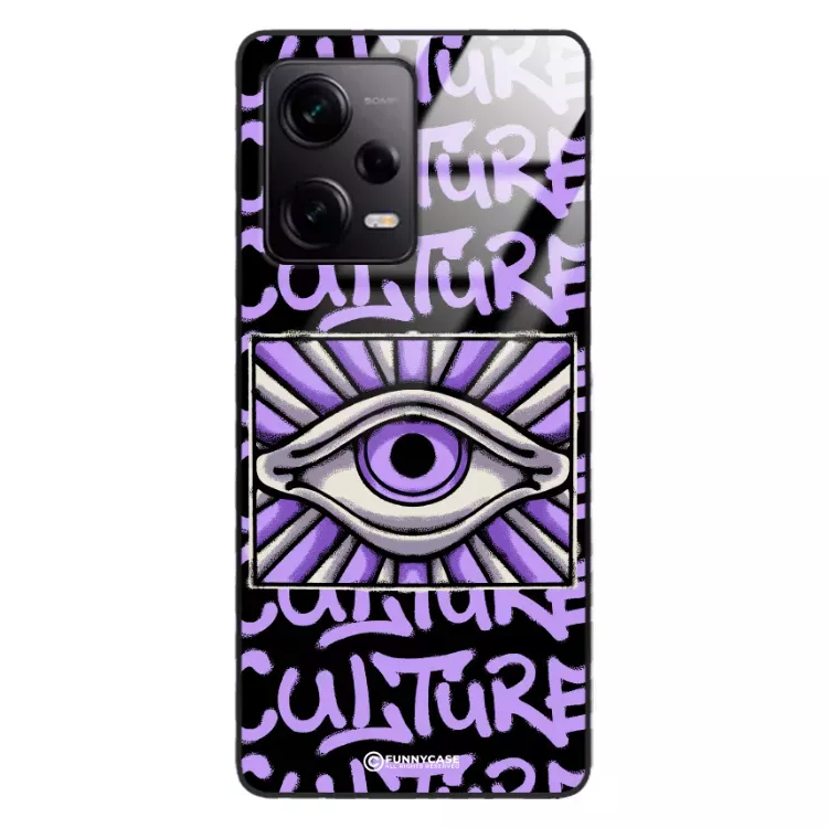 Etui Black Case Glass Rebel Zone do XIAOMI REDMI NOTE 12 PRO PLUS 5G Kultura Steet Art. ST_RZC109