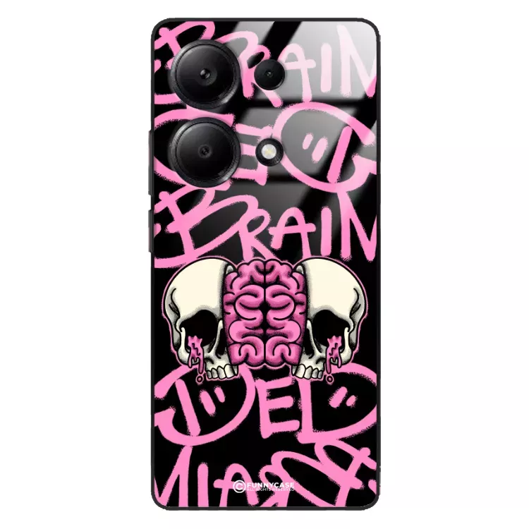Etui Black Case Glass Rebel Zone do XIAOMI REDMI NOTE 13 PRO Cherry Bomb ST_RZC119