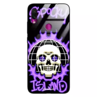 Etui Black Case Glass Rebel Zone do XIAOMI REDMI NOTE 7 Spooky Island ST_RZC103