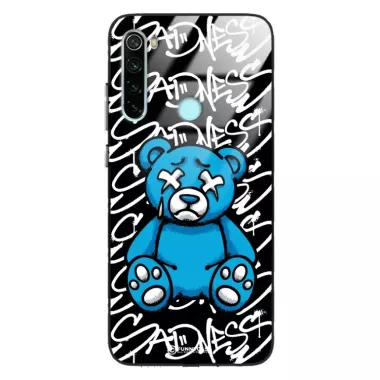 Etui Black Case Glass Rebel Zone do XIAOMI REDMI NOTE 8 Miś Streetwear ST_RZC104