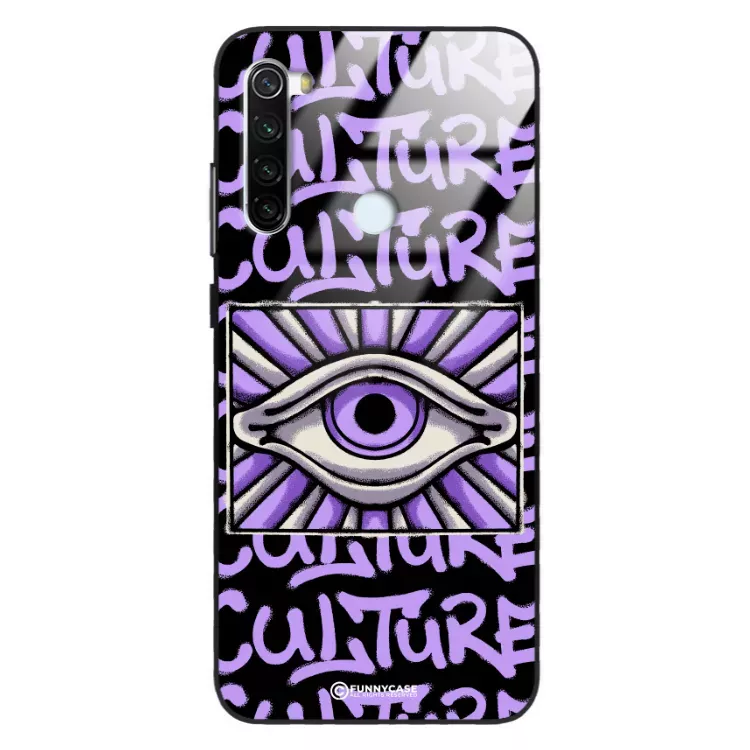 Etui Black Case Glass Rebel Zone do XIAOMI REDMI NOTE 8T Kultura Steet Art. ST_RZC109