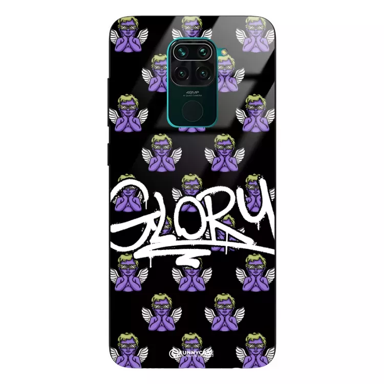 Etui Black Case Glass Rebel Zone do XIAOMI REDMI NOTE 9 Street Art. ST_RZC115