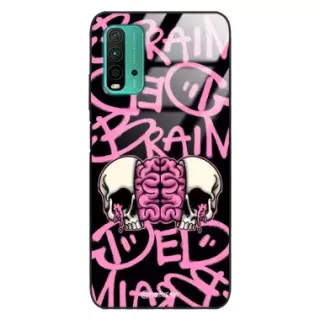 Etui Black Case Glass Rebel Zone do XIAOMI REDMI 9T Cherry Bomb ST_RZC119