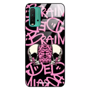 Etui Black Case Glass Rebel Zone do XIAOMI REDMI 9T Cherry Bomb ST_RZC119