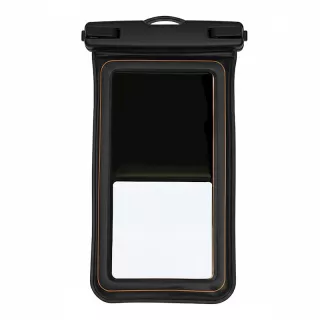 Wodoodporny pokrowiec na telefon IP68 – pływające etui z okienkiem uniwersalne czarne