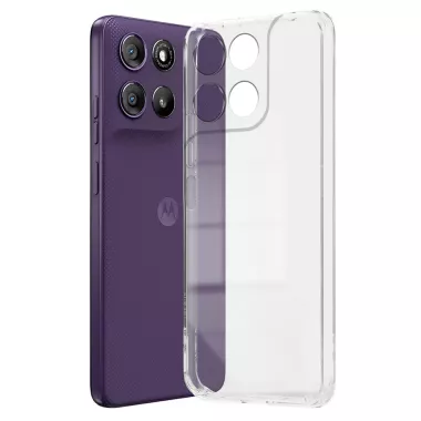 ETUI PROTECT CASE 2mm NA TELEFON MOTOROLA G67 5G / G77 5G TRANSPARENTNY