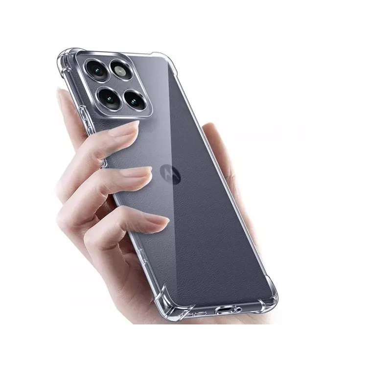ETUI ANTISHOCK DO MOTOROLA G57 Transparentny Top Ochronne