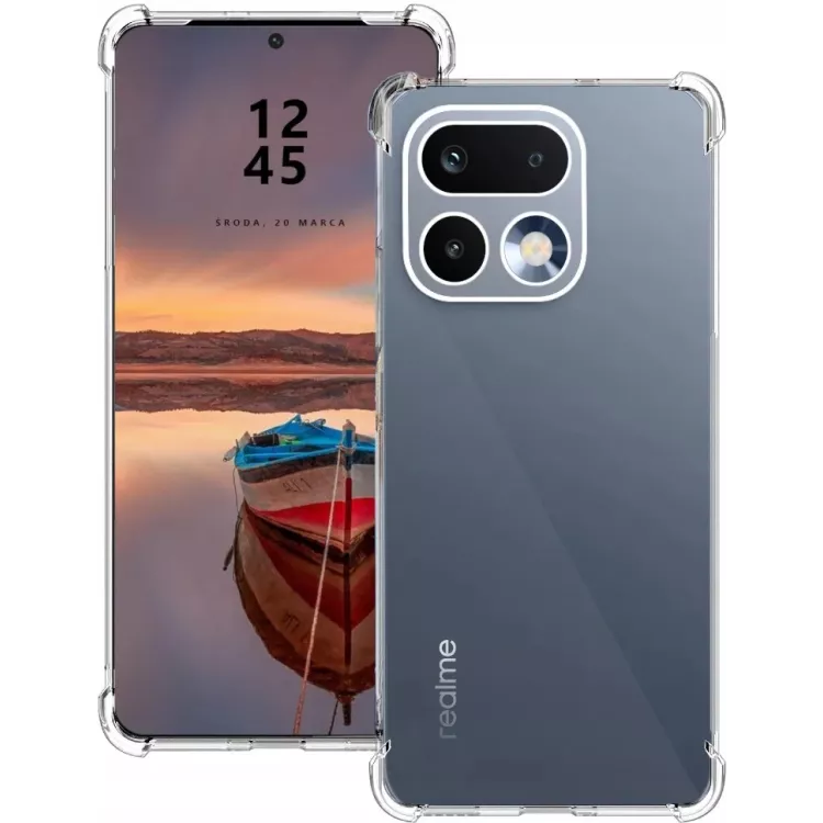 ETUI ANTISHOCK DO REALME 16 5G Transparentny Top Ochronne
