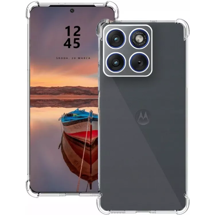 ETUI ANTISHOCK DO MOTOROLA G37 Transparentny Top Ochronne