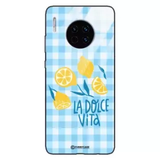 Etui Black Case Glass Dolce Vita do HUAWEI MATE 30 Amalfi Cytryny Włochy Lato Wakacje ST_DOC131
