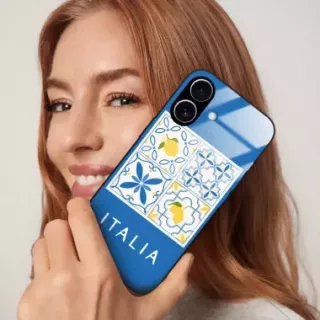 Etui Black Case Glass Dolce Vita do APPLE IPHONE 11 PRO MAX Włochy Italia Cytryny Kafelki Wakacje ST_DOC132