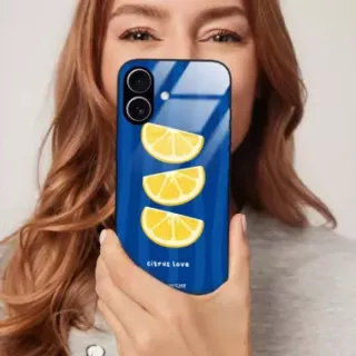 Etui Black Case Glass Dolce Vita do APPLE IPHONE 13 PRO Cytryny Owoce Lato Wakacje Cytrusy ST_DOC104