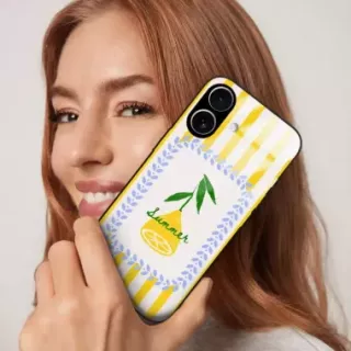 Etui Black Case Glass Dolce Vita do OPPO RENO 13 PRO 5G Cytryna Lato Wakacje Summer Słońce ST_DOC139