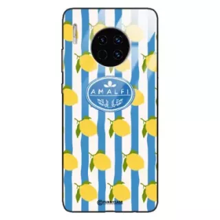 Etui Black Case Glass Dolce Vita do HUAWEI MATE 30 Amalfi Cytryny Włochy Lato Wakacje ST_DOC131