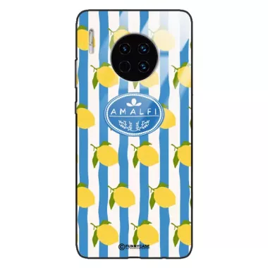 Etui Black Case Glass Dolce Vita do HUAWEI MATE 30 Amalfi Cytryny Włochy Lato Wakacje ST_DOC131