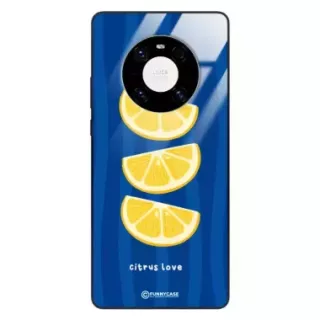 Etui Black Case Glass Dolce Vita do HUAWEI MATE 40  Cytryny Owoce Lato Wakacje Cytrusy ST_DOC104