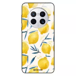 Etui Black Case Glass Dolce Vita do HUAWEI MATE 50 PRO Cytryny Lato Owoce Wakacje Słońce ST_DOC145
