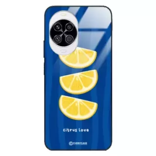 Etui Black Case Glass Dolce Vita do HUAWEI NOVA 14 5G Cytryny Owoce Lato Wakacje Cytrusy ST_DOC104
