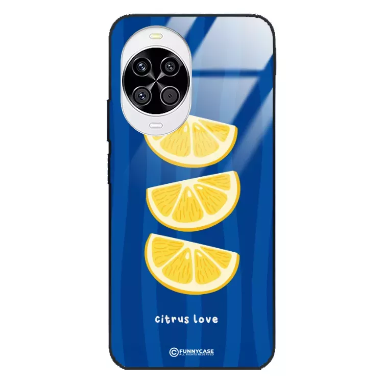 Etui Black Case Glass Dolce Vita do HUAWEI NOVA 14 5G Cytryny Owoce Lato Wakacje Cytrusy ST_DOC104