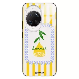 Etui Black Case Glass Dolce Vita do HUAWEI NOVA 14 ULTRA 5G Cytryna Lato Wakacje Summer Słońce ST_DOC139