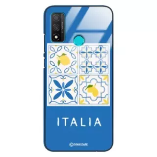 Etui Black Case Glass Dolce Vita do HUAWEI P SMART 2020 Włochy Italia Cytryny Kafelki Wakacje ST_DOC132