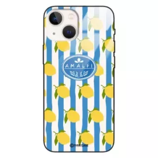 Etui Black Case Glass Dolce Vita do APPLE IPHONE 13 MINI Amalfi Cytryny Włochy Lato Wakacje ST_DOC131