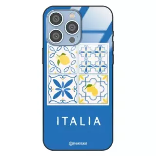 Etui Black Case Glass Dolce Vita do APPLE IPHONE 15 PRO MAX Włochy Italia Cytryny Kafelki Wakacje ST_DOC132
