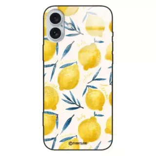 Etui Black Case Glass Dolce Vita do APPLE IPHONE 16 PLUS Cytryny Lato Owoce Wakacje Słońce ST_DOC145