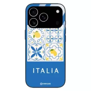 Etui Black Case Glass Dolce Vita do APPLE IPHONE 17 PRO Włochy Italia Cytryny Kafelki Wakacje ST_DOC132