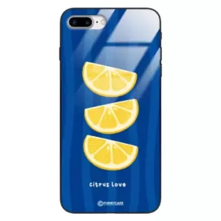 Etui Black Case Glass Dolce Vita do APPLE IPHONE 7 PLUS Cytryny Owoce Lato Wakacje Cytrusy ST_DOC104