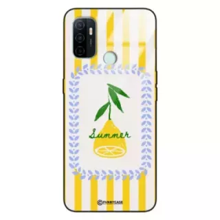 Etui Black Case Glass Dolce Vita do OPPO A33 Cytryna Lato Wakacje Summer Słońce ST_DOC139